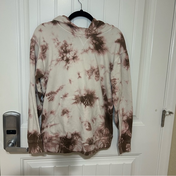 Lululemon Brown Tie-Dye All Yours Pull-Over Hoodie Size 6 - Picture 1 of 9